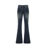 double - low rise jeans