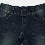 double - low rise jeans