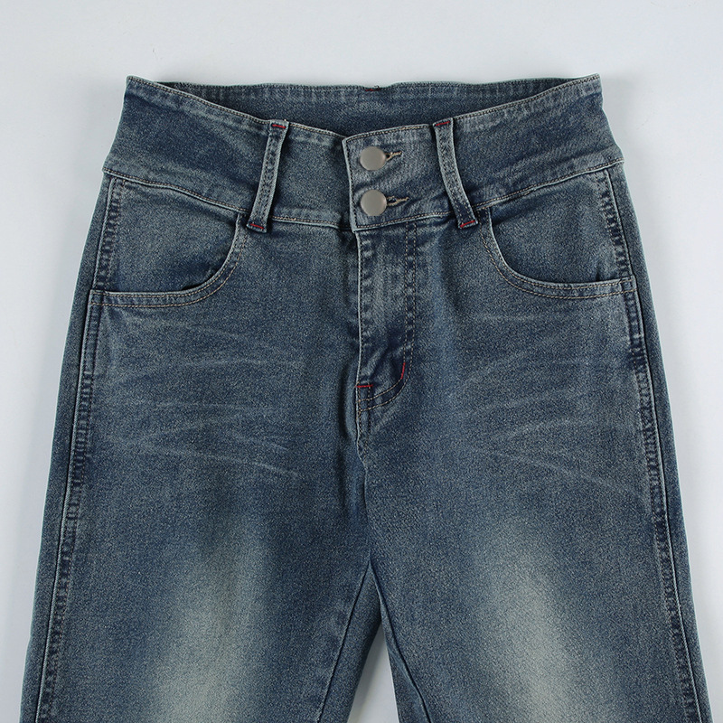 high school - low rise jeans