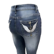 arrow - bootcut mid rise jeans