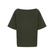 off-shoulder eye - oversized tee