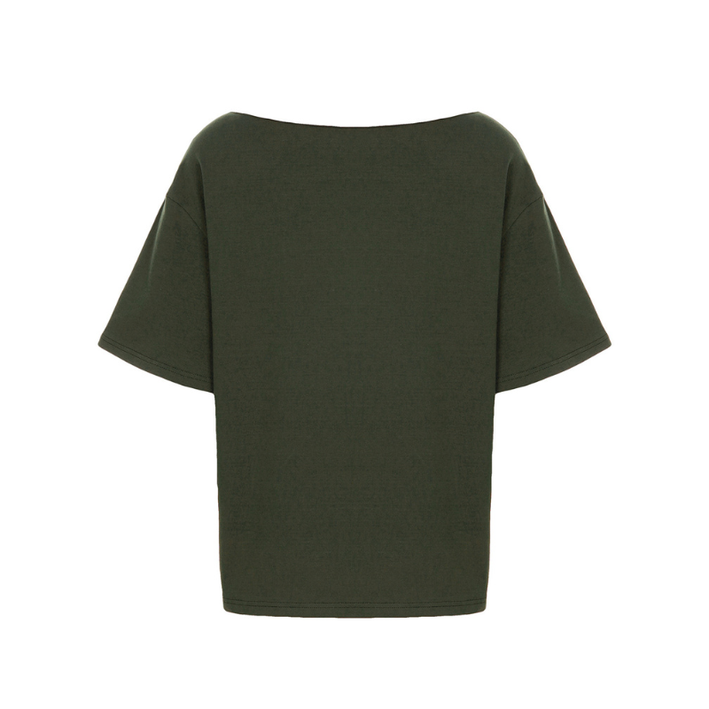 off-shoulder eye - oversized tee