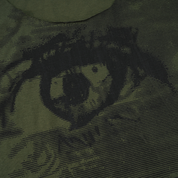 off-shoulder eye - oversized tee