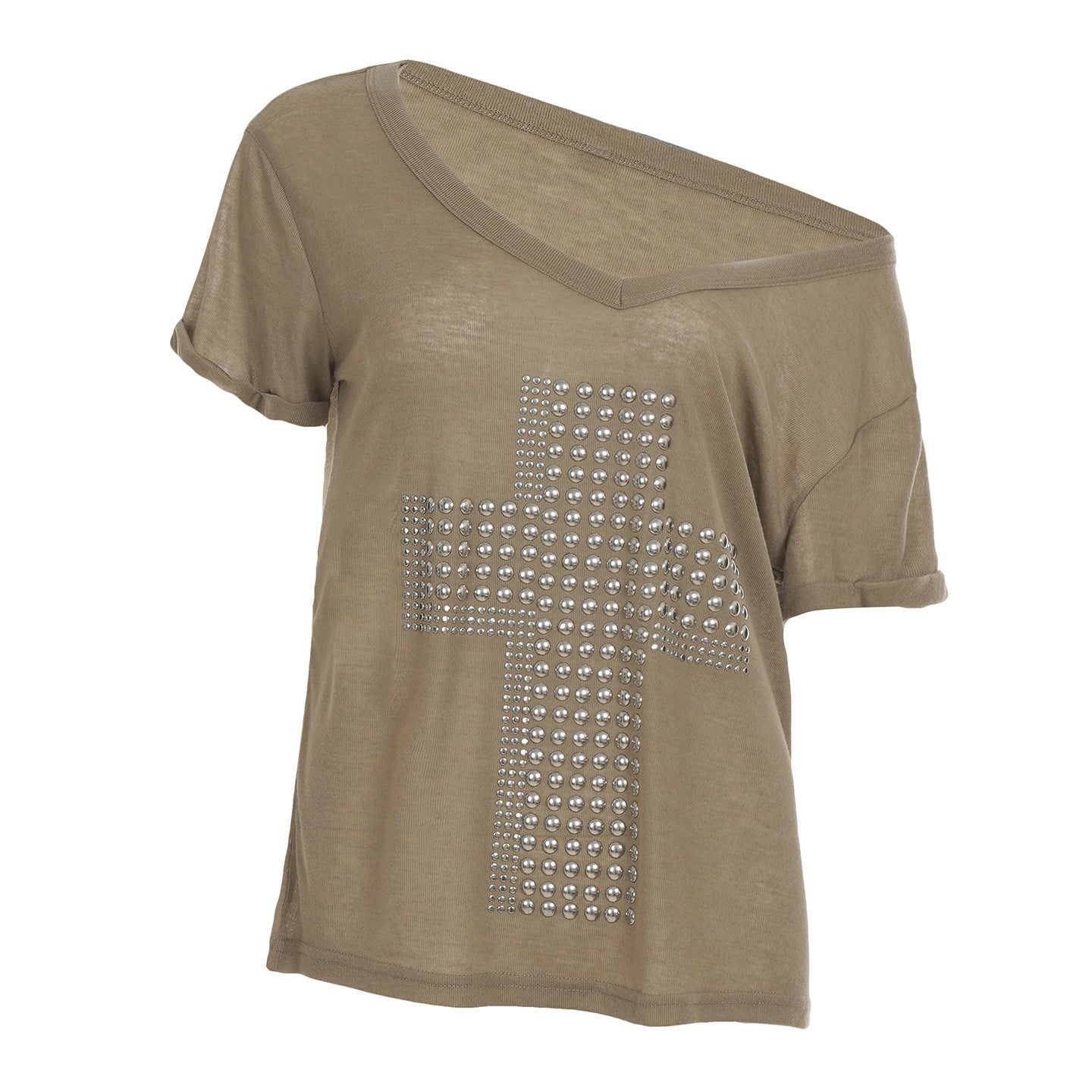 cross - off shoulder tee