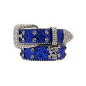 skull rhinestone - belt