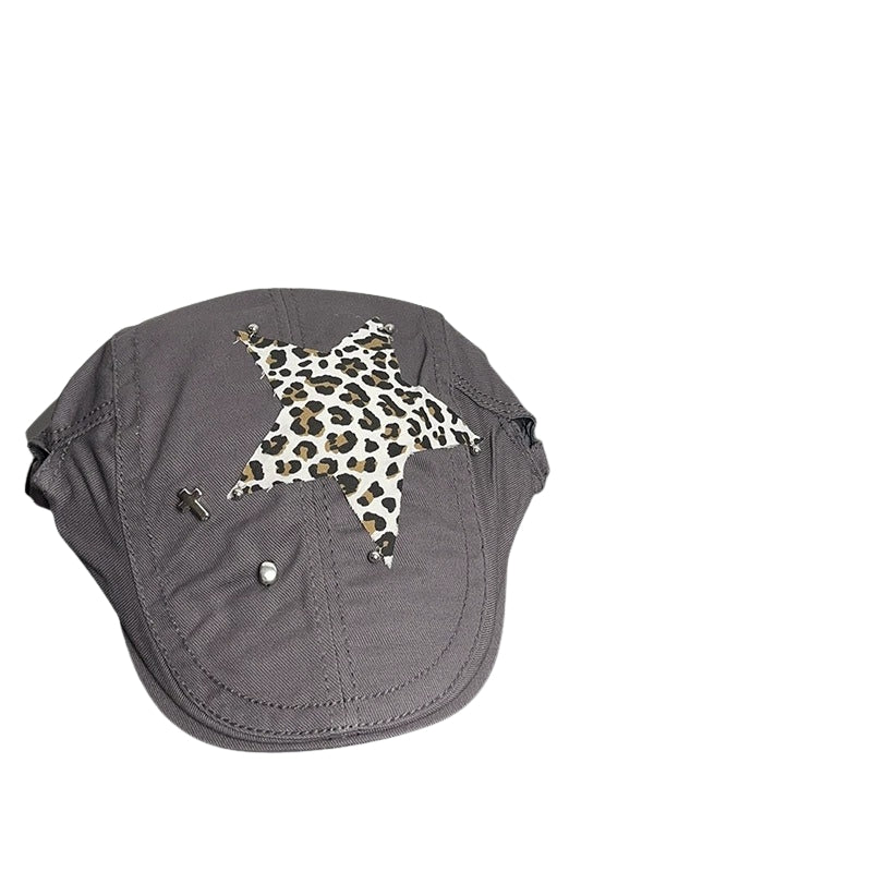 leopard star - cap