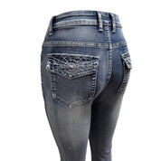 spider - bootcut mid rise jeans