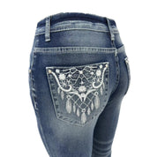 autumn - bootcut low rise jeans