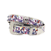 skull rhinestone - belt