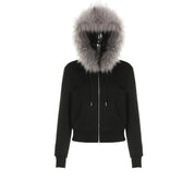 wolf - oversized zip up