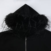 furry - zip up