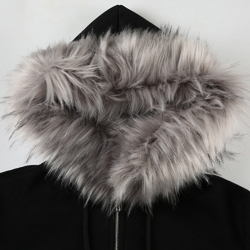 wolf - oversized zip up