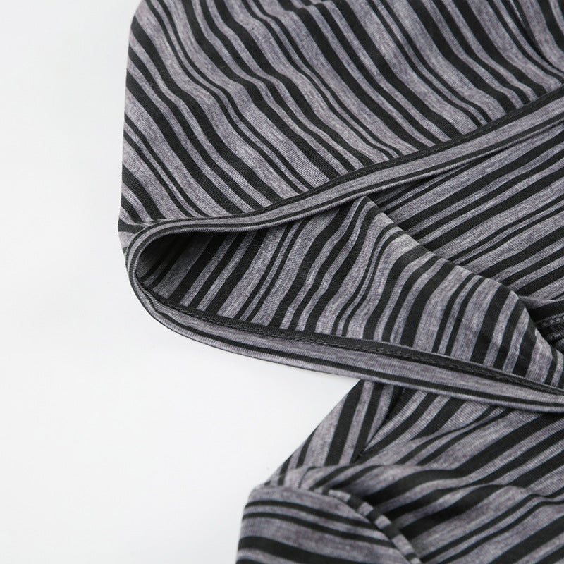 button striped - slim fitted