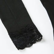 black lace - slim fitted