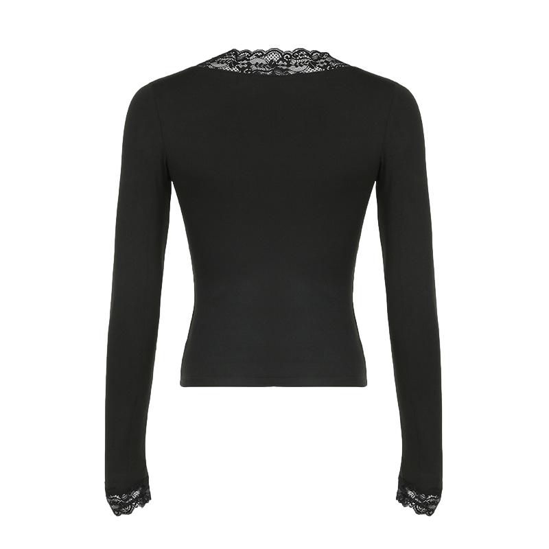 black lace - slim fitted