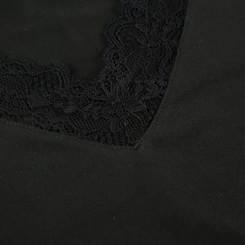 black lace - slim fitted