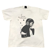 lost in the music - oversized tee