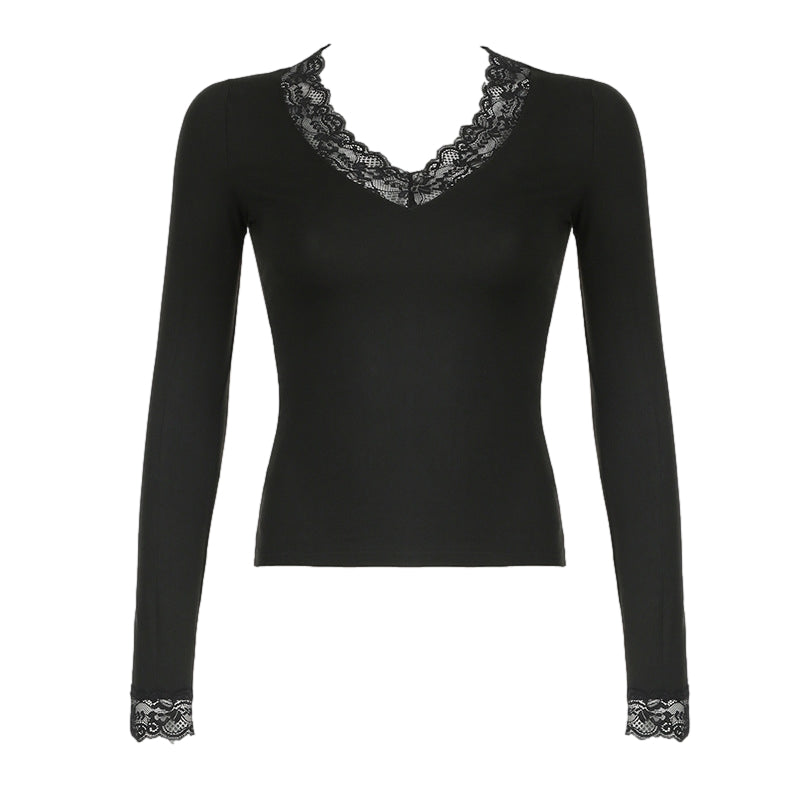 black lace - slim fitted