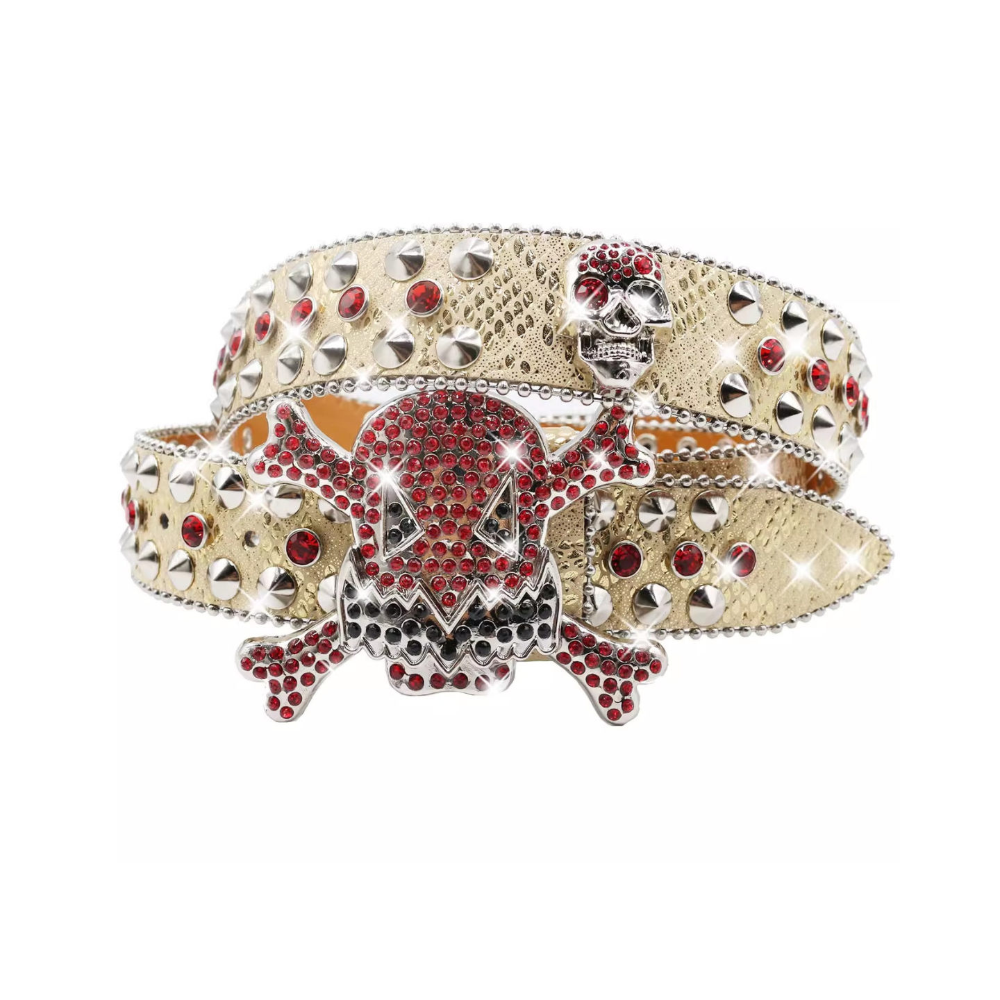 skull rhinestone 2.0 - belt