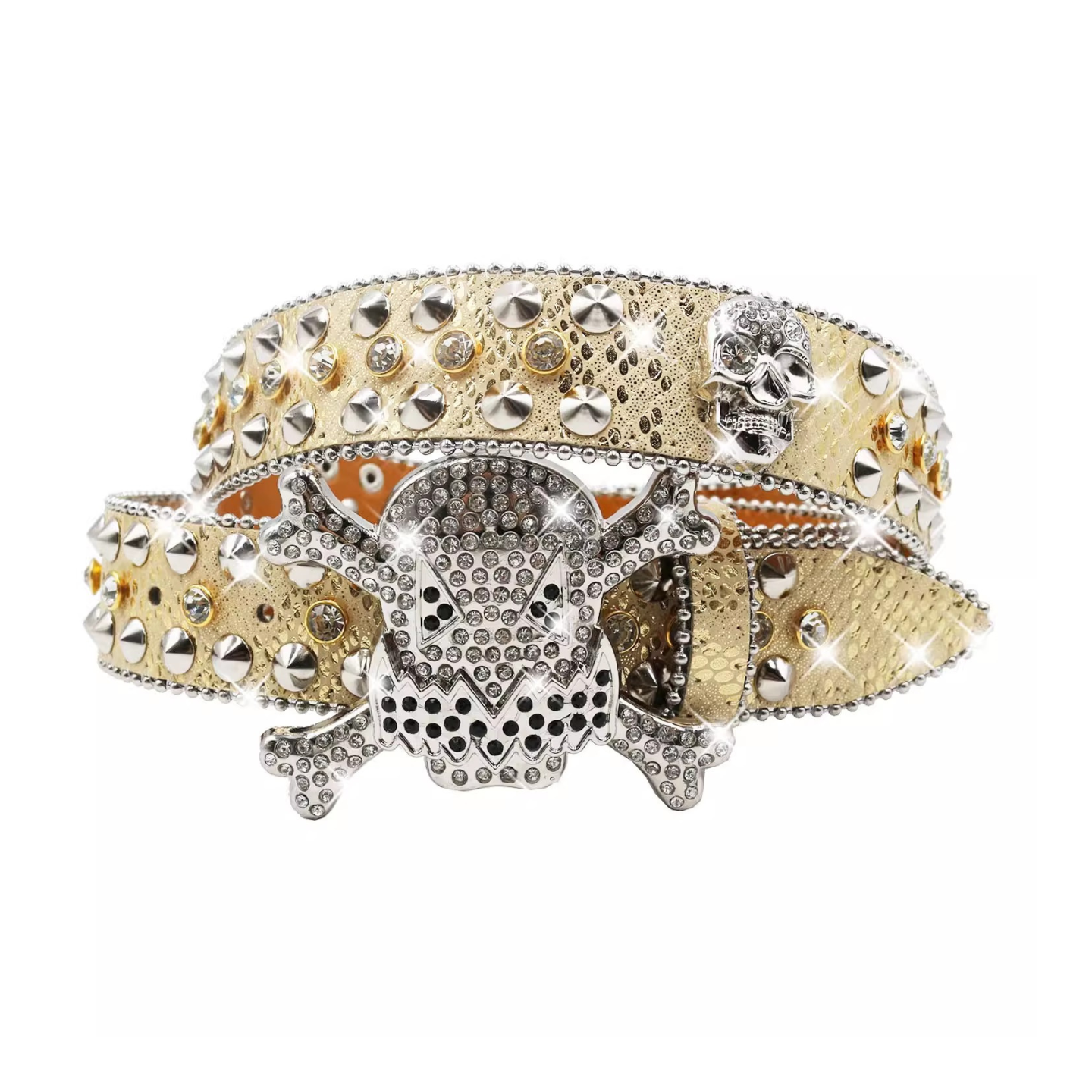 skull rhinestone 2.0 - belt