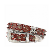 skull rhinestone - belt