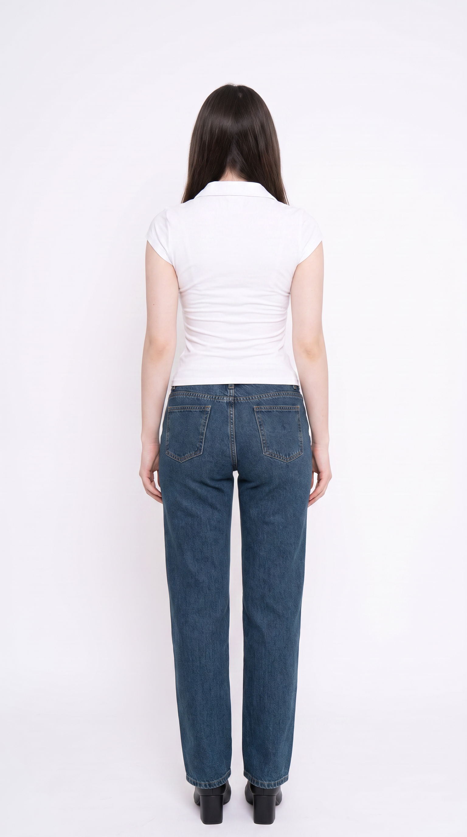 Low Waist Straight Leg Jeans