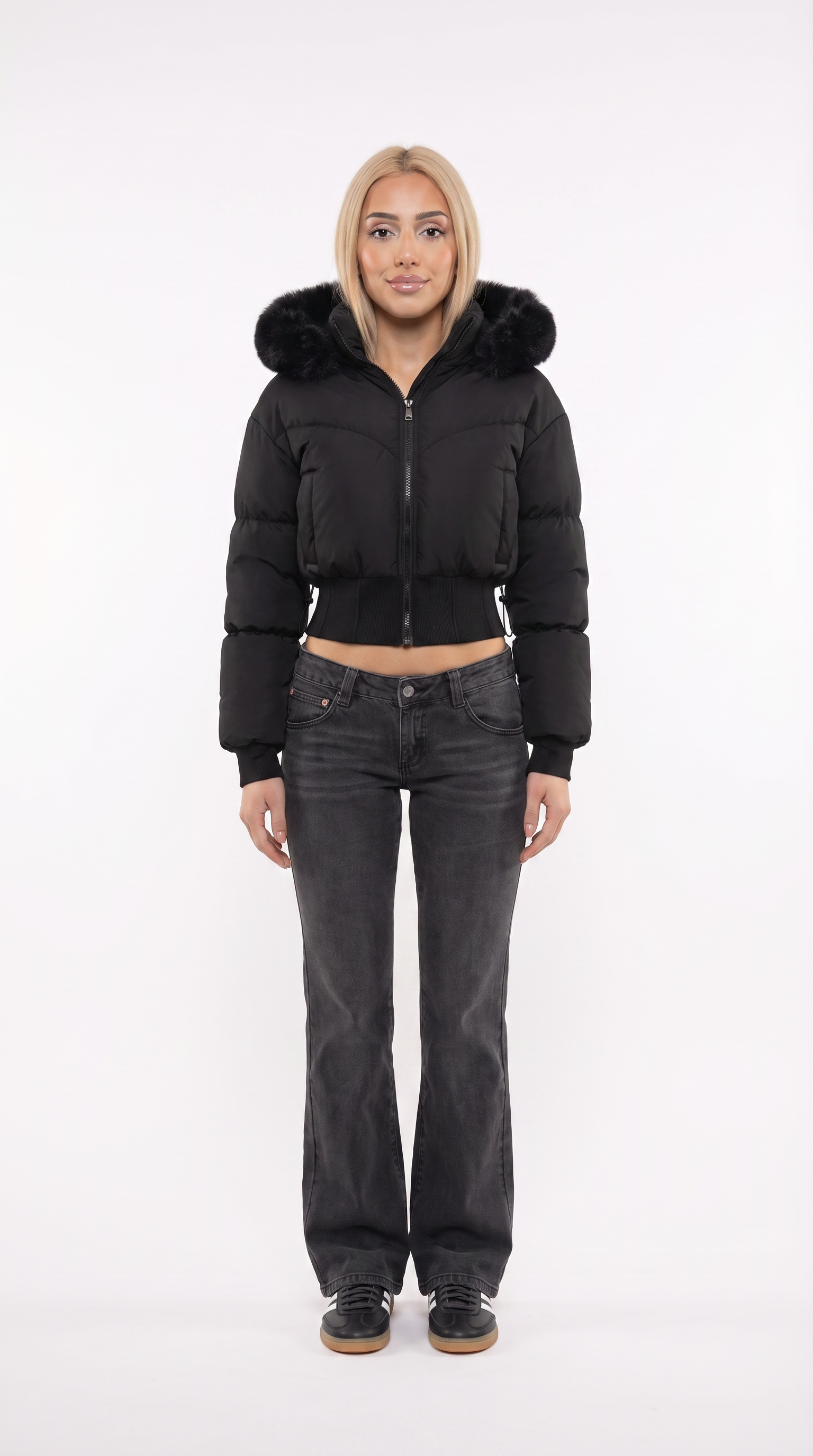 Cropped Puffer Jacket