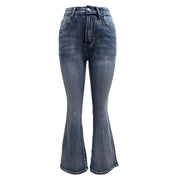 spider - bootcut mid rise jeans