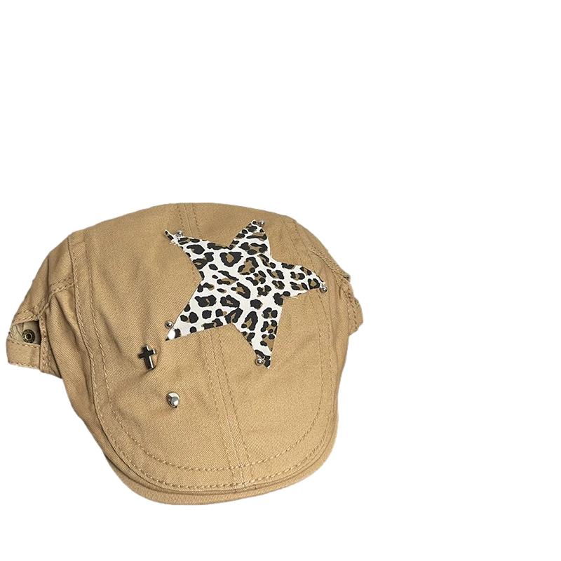 leopard star - cap