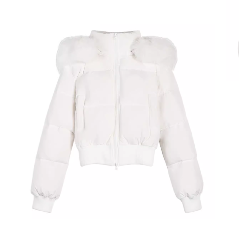 faye - cropped puffer jacket