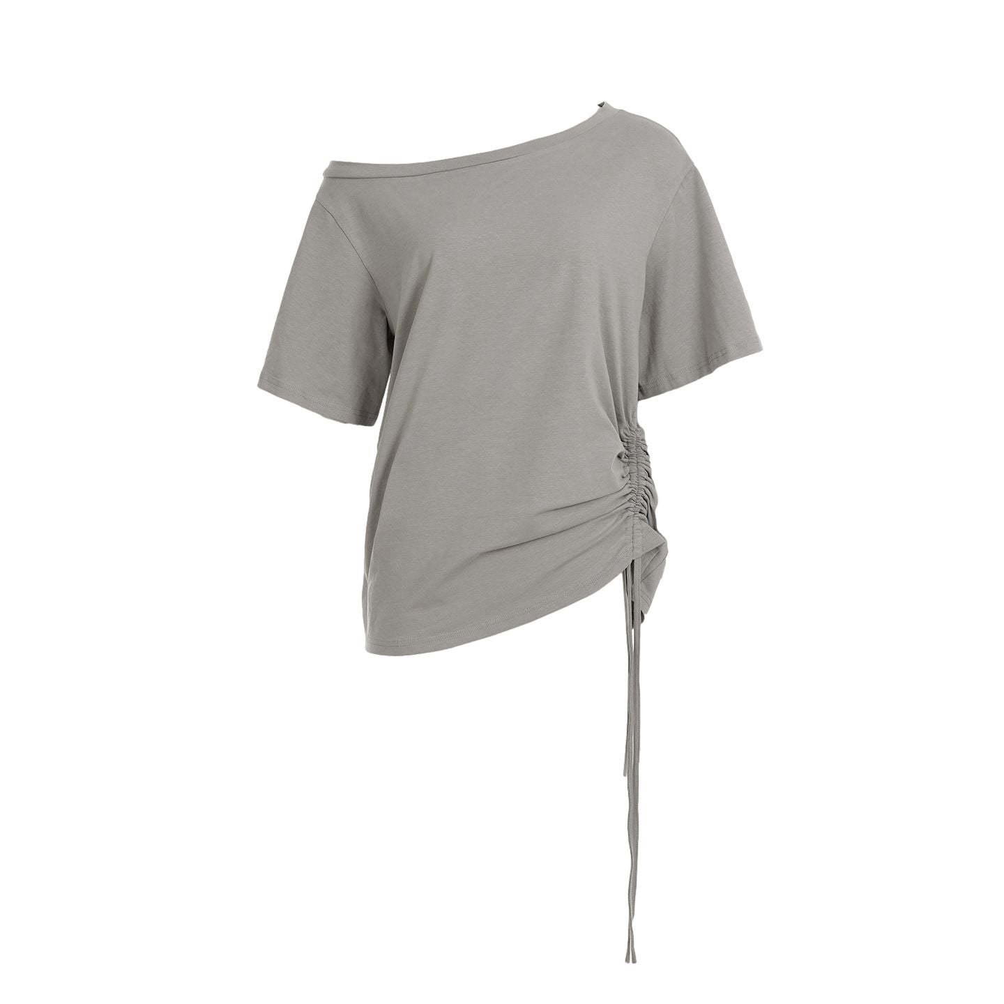 off-shoulder tee - oversized fit